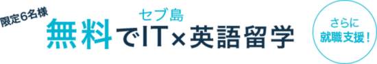 セブ島で無料it 英語留学 研修