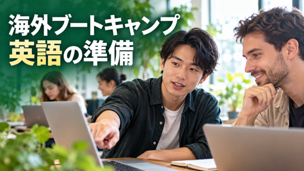 海外のプログラミング授業で講師に質問する学習者のイメージ（AI生成）