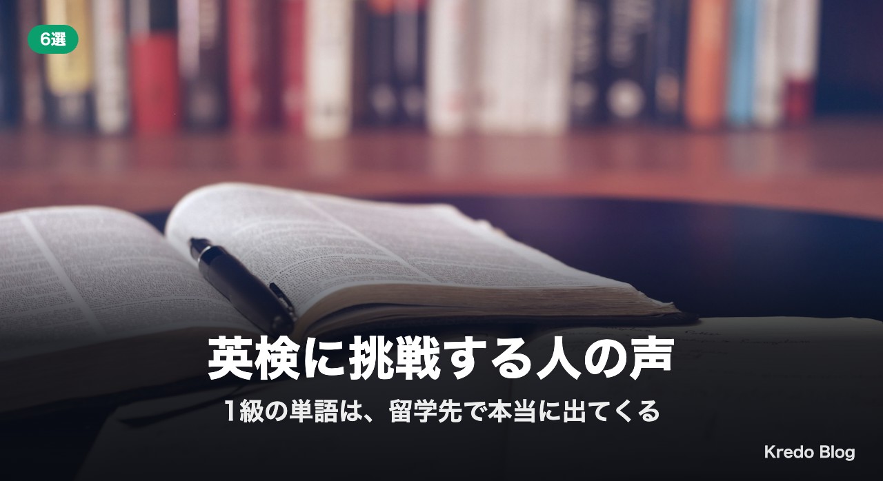 英検に挑戦する人の声