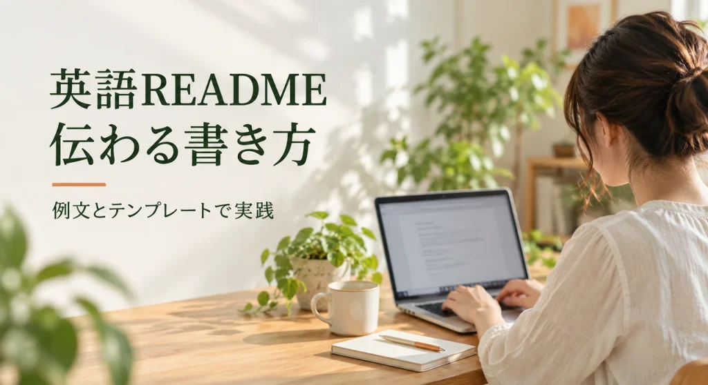 英語READMEの書き方｜伝わる構成とテンプレート