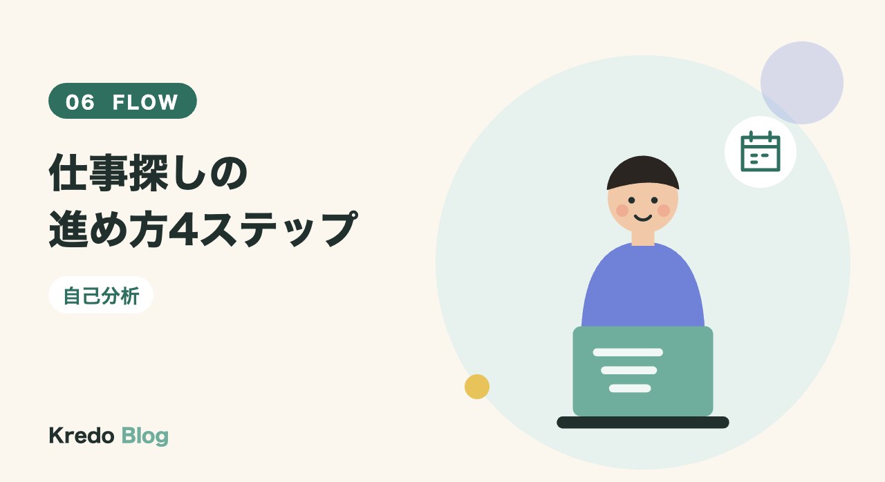 仕事探しの進め方4ステップ