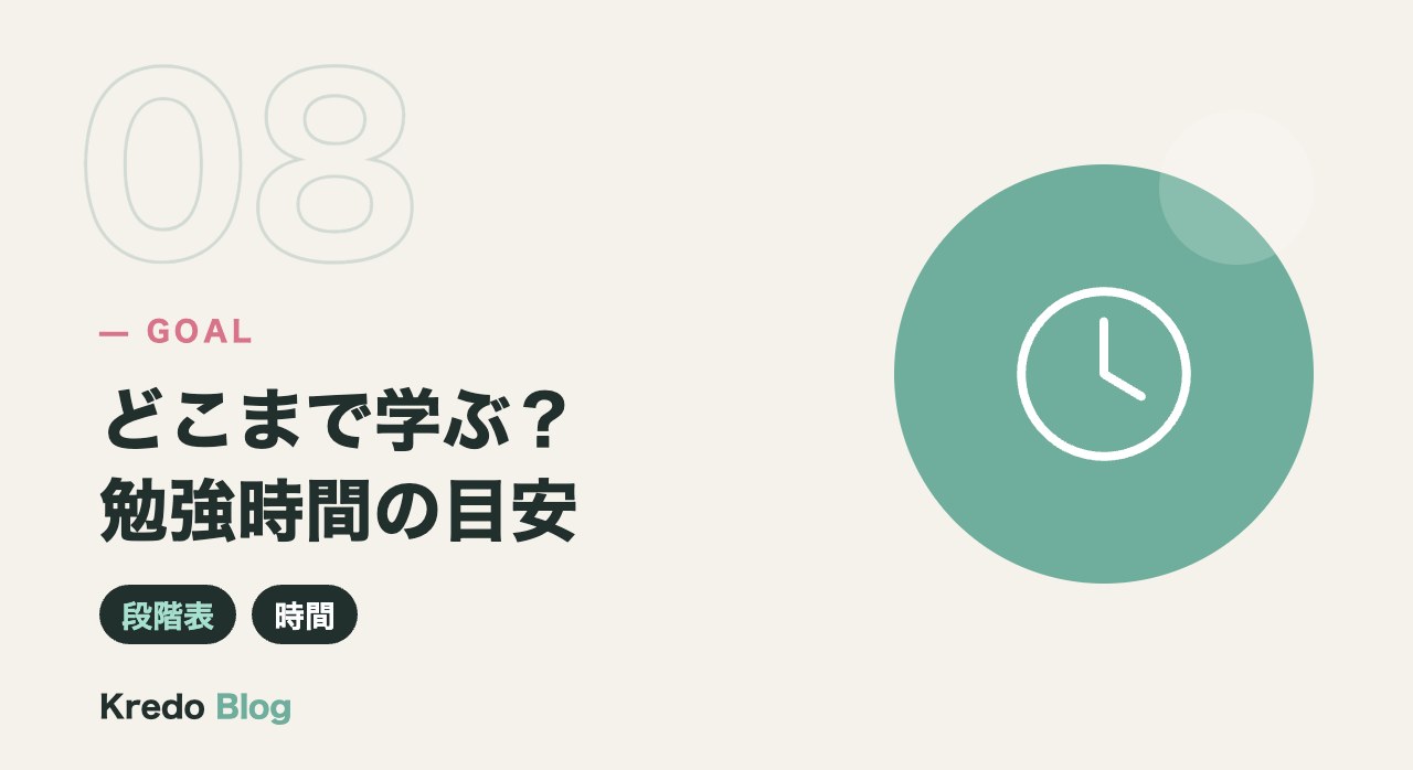 どこまで学ぶ?勉強時間の目安