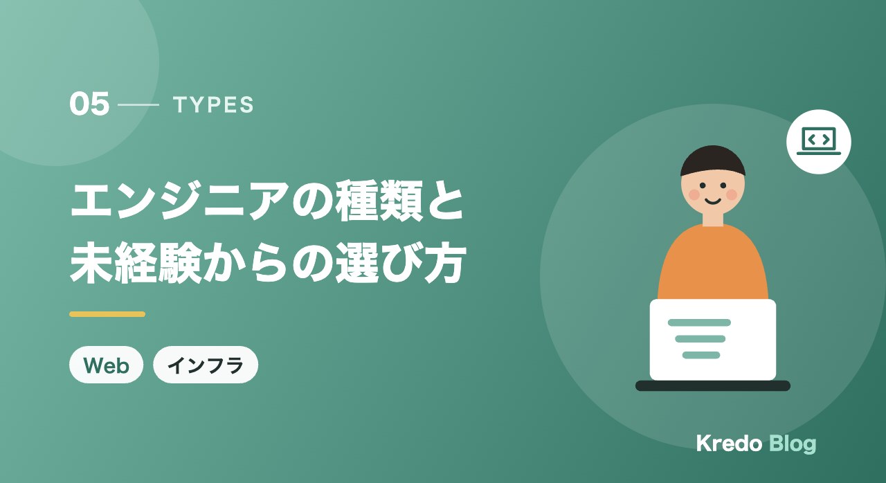 エンジニアの種類と未経験からの選び方