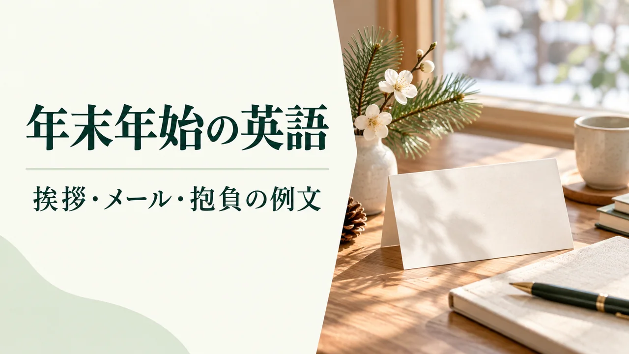 年末年始の英語｜よいお年を・新年の挨拶・休業メールの例文