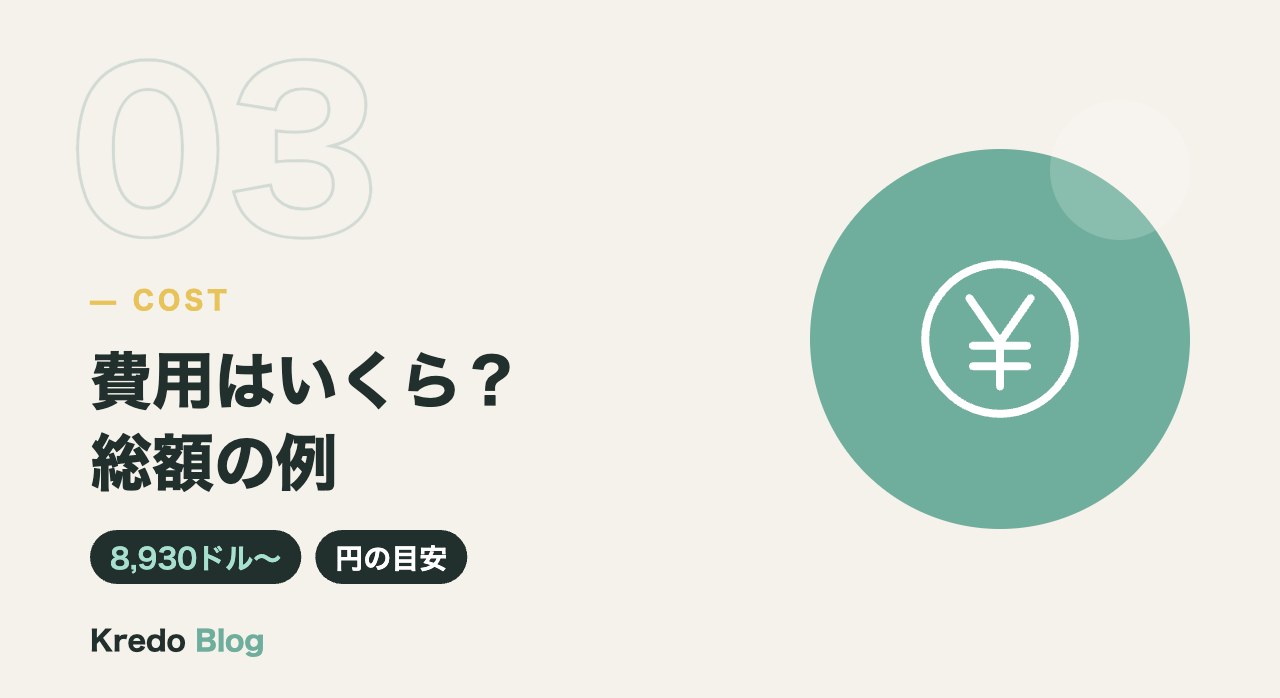費用はいくら？総額の例