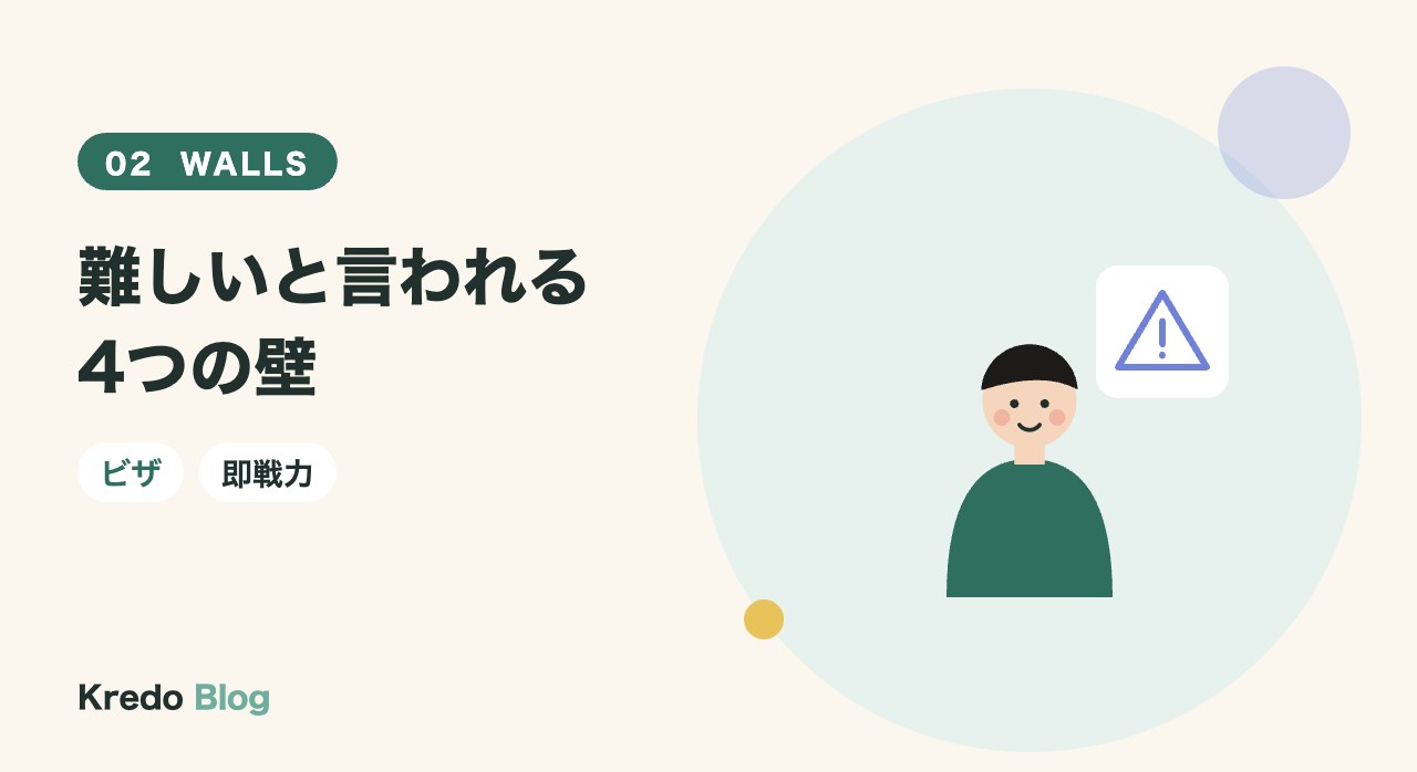 難しいと言われる4つの壁