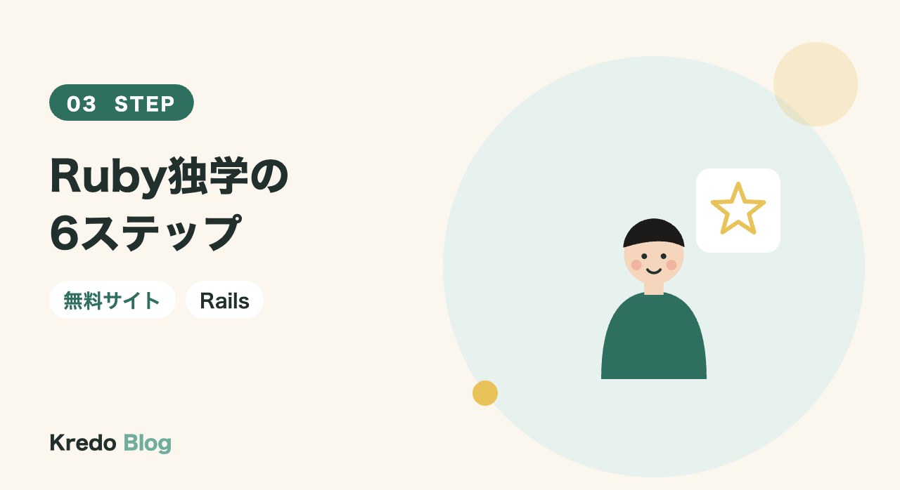 Ruby独学の6ステップ